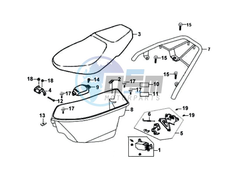 BUDDYSEAT - REAR LUGGAGE FRAME