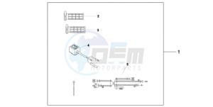 CB600F39 Spain - (SP / ST) drawing HEATED GRIPS