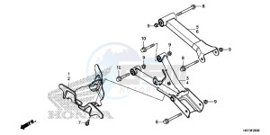 TRX420FA5G TRX420F Europe Direct - (ED) drawing REAR ARM