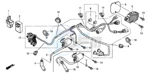 TRX400EX SPORTRAX 400EX drawing WIRE HARNESS