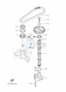 F70AETL drawing OIL-PUMP