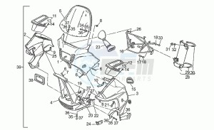 850 T5 Polizia VecchioTipo Polizia VecchioTipo drawing Fairing 850t5 carab.1989