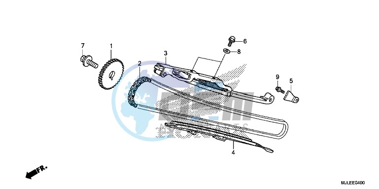 CAM CHAIN/ TENSIONER