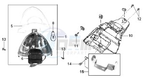 DD50 drawing REAR FENDER