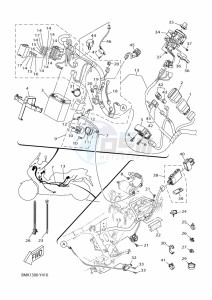 GPD125-A NMAX 125 (BAL7) drawing STAND & FOOTREST