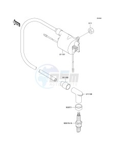 AN 110 C (C6-C7) drawing IGNITION SYSTEM