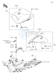 NINJA 650 EX650KHFA XX (EU ME A(FRICA) drawing Seat