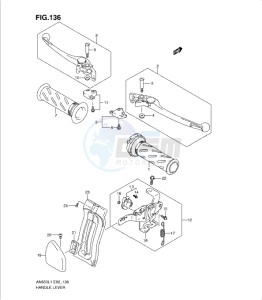 AN650 drawing HANDLE LEVER (AN650AL1 E24)