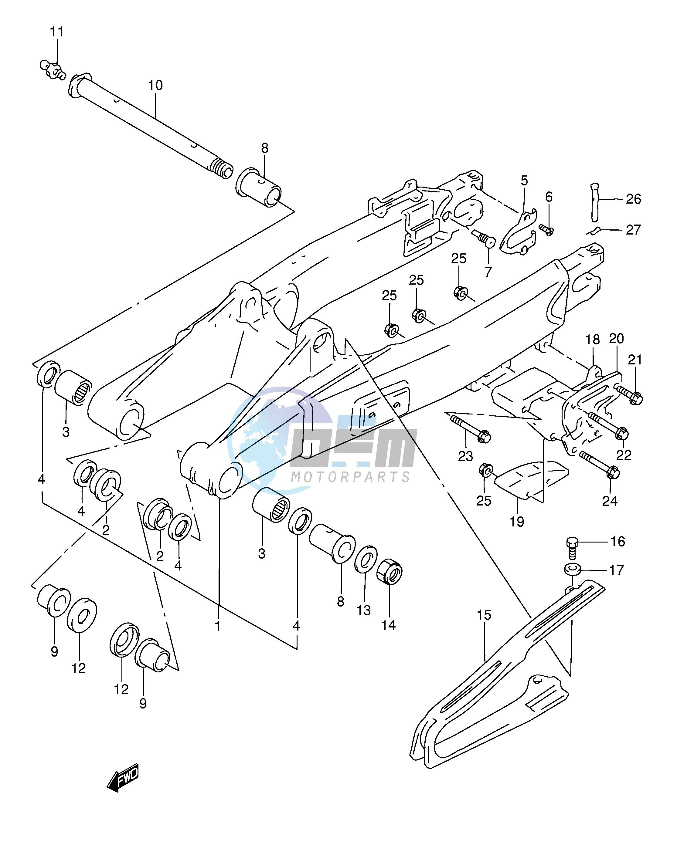 REAR SWINGING ARM