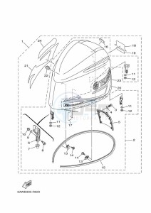 F350AETU drawing FAIRING-UPPER