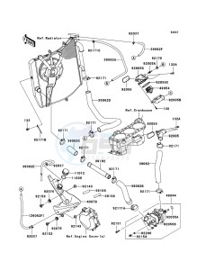 NINJA ZX-10R ZX1000E8F FR GB XX (EU ME A(FRICA) drawing Water Pipe