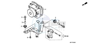 XL700VA9 UK - (E / ABS MKH) drawing ABS MODULATOR