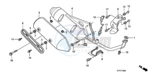 SH1259 E / 3E drawing EXHAUST MUFFLER