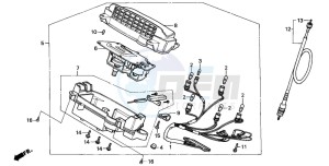 CH125 SPACY 125 drawing SPEEDOMETER (3)