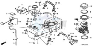 GL18009 Korea - (KO / AB) drawing FUEL TANK