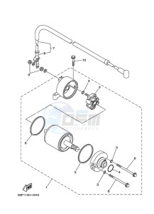 YFM700FWAD YFM7NGPLK (B4FR) drawing STARTING MOTOR