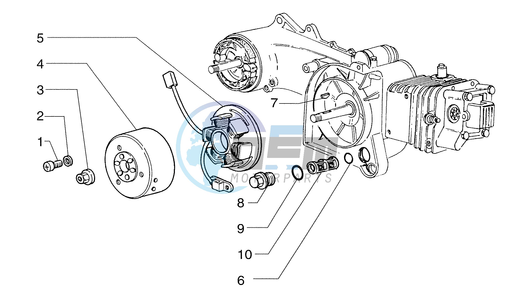 Cdi magneto assy