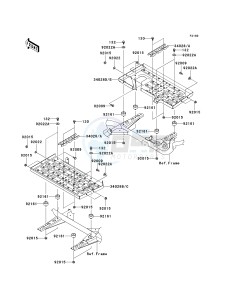 KVF 360 B [PRAIRIE 360] (B1-B3) [PRAIRIE 360] drawing FOOTRESTS