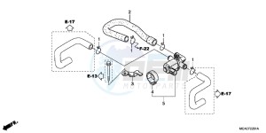 GL1800C drawing AIR INJECTION VALVE