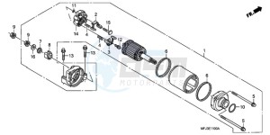 CBR600RR9 France - (F / CMF MME SPC) drawing STARTING MOTOR