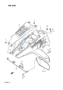 LT230E (E1) drawing FRONT FENDER (MODEL N)