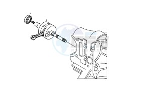 BOULEVARD - 50 CC 4T EU2 25 KM/H drawing CRANKSHAFT