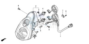 NES125 drawing HEADLIGHT