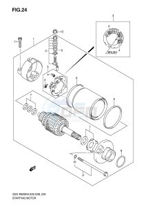 GSX-R600 (E3-E28) drawing STARTING MOTOR