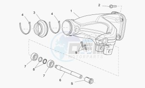 Breva V 1100 IE IE drawing Swing arm