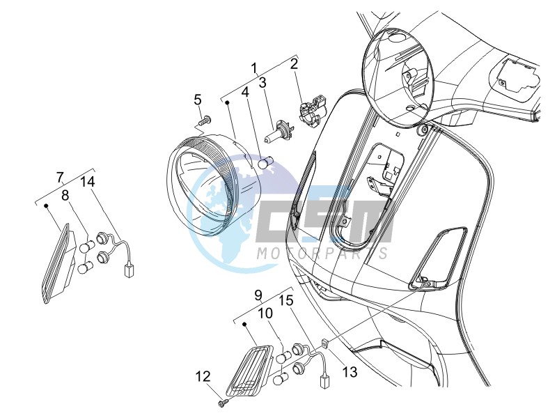 Head lights - Turn signal lamps