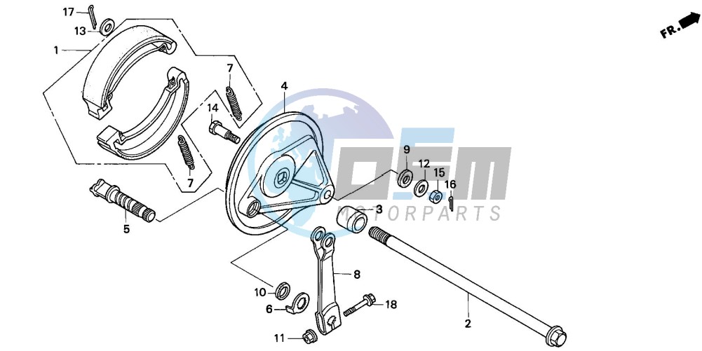 REAR BRAKE PANEL