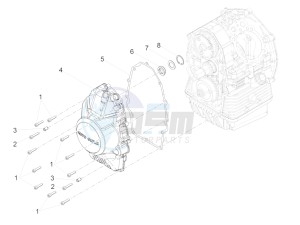 V9 Roamer 850 (USA) drawing Flywheel cover