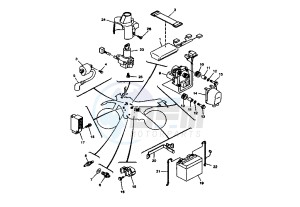 DT X 125 drawing BATTERY