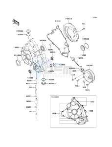 KVF 650 B [PRAIRIE 650 4X4 ADVANTAGE CLASSIC] (B2) [PRAIRIE 650 4X4 ADVANTAGE CLASSIC] drawing ENGINE COVER-- S- -