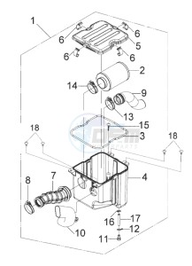 QUADLANDER 250 drawing AIRFILTER