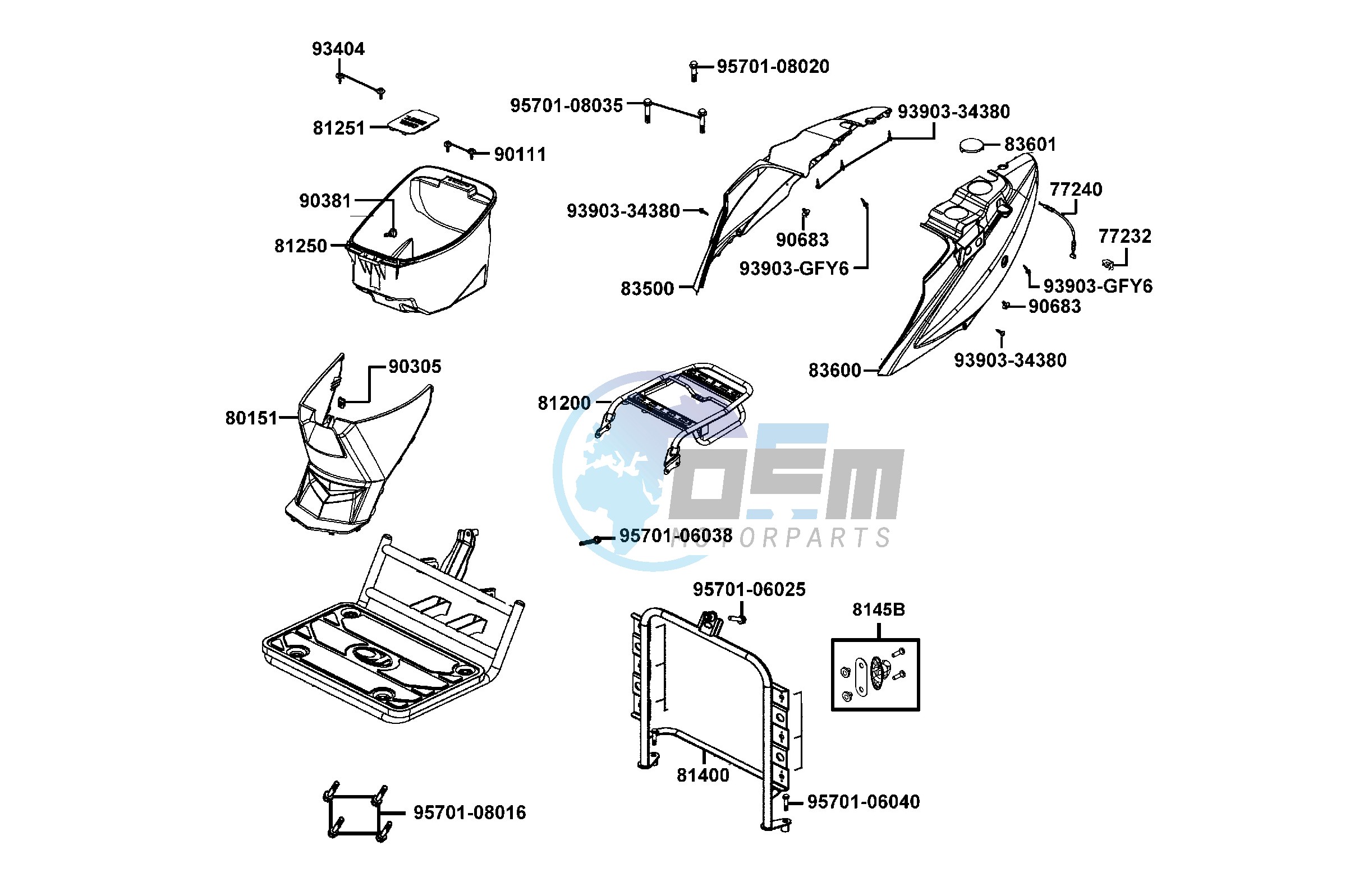 Body Cover - Luggage  Box