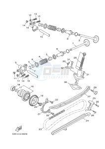 XC125R YW125 SKYLINER S (2PE2) drawing VALVE