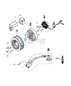 VIVA 2 D A drawing IGNITION PART