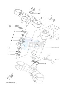 YZF-R125 R125 (5D7P 5D7P 5D7P) drawing STEERING