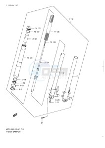 VZR 1800 Z drawing FRONT DAMPER