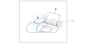 ST13009 France - (F / CMF MME) drawing PANNIER INNER BAG