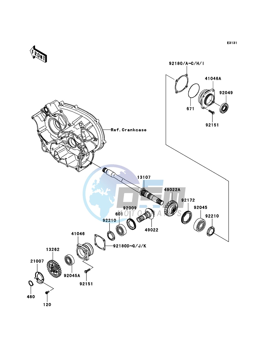 Front Bevel Gear