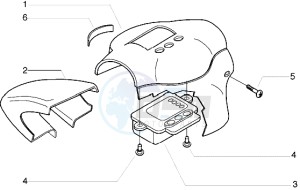 ICE 50 drawing Handlebars component parts-Instrument unit