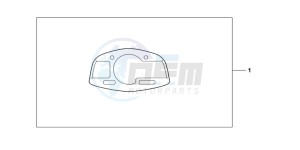 CBR600RRC drawing METER PANEL