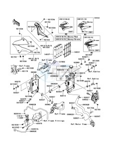 KLX250 KLX250SCF XX (EU ME A(FRICA) drawing Radiator