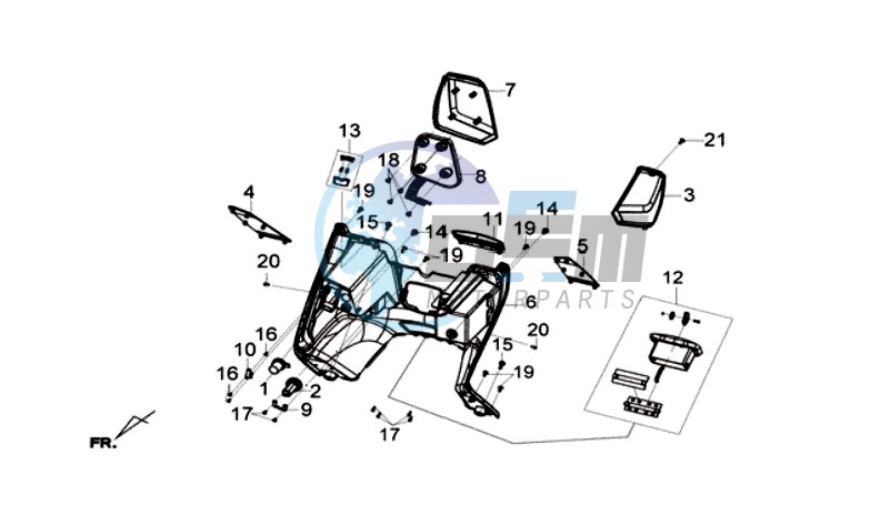 COWLING INNER FR PLATE