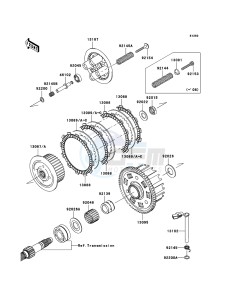 Z750_ABS ZR750M9F GB XX (EU ME A(FRICA) drawing Clutch