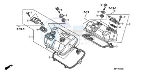 XL700VA9 Europe Direct - (ED / ABS) drawing CYLINDER HEAD COVER