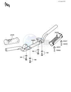 KLT 110 A [KLT110] (A1-A2) [KLT110] drawing FOOTRESTS