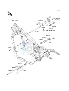 VN 1600 D [VULCAN 1600 NOMAD] (D6F-D8FA) D8F drawing ENGINE MOUNT